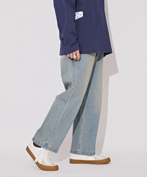WIDE STRAGHT デニム（デニムパンツ）｜B.C STOCK（ベーセーストック）