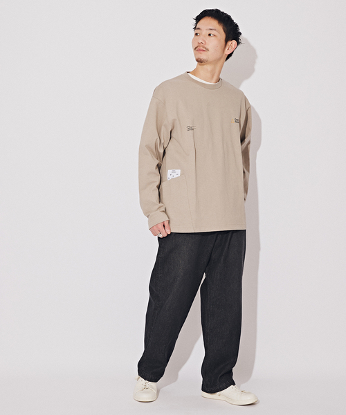 B.C STOCK（ベーセーストック）の「WIDE STRAGHT デニム（デニムパンツ・メンズ・サックスブルー/ブラック/エメラルドブルー/ブラック系その他・LARGE/MEDIUM/SMALL）」の15枚目の写真