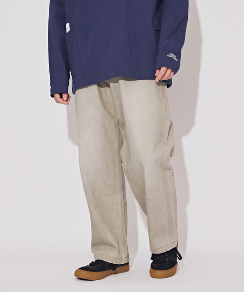 B.C STOCK（ベーセーストック）の「WIDE STRAGHT デニム（デニムパンツ・メンズ・サックスブルー/ブラック/エメラルドブルー/ブラック系その他・LARGE/MEDIUM/SMALL）」の16枚目の写真