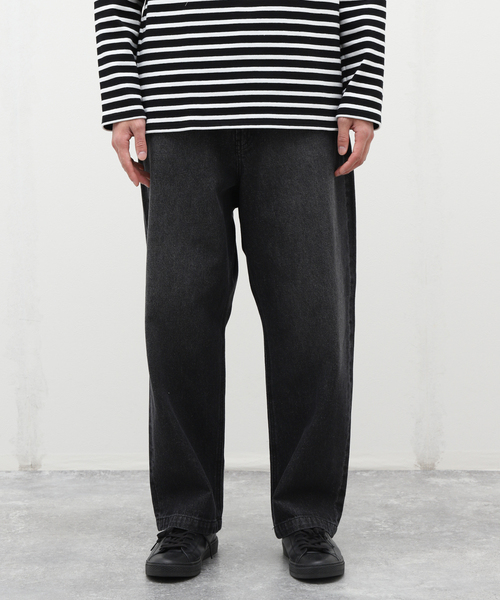 B.C STOCK（ベーセーストック）の「WIDE STRAGHT デニム（デニムパンツ・メンズ・サックスブルー/ブラック/エメラルドブルー/ブラック系その他・LARGE/MEDIUM/SMALL）」の12枚目の写真