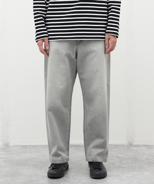 B.C STOCK（ベーセーストック）の「WIDE STRAGHT デニム（デニムパンツ・メンズ・サックスブルー/ブラック/エメラルドブルー/ブラック系その他・LARGE/MEDIUM/SMALL）」の5枚目の写真