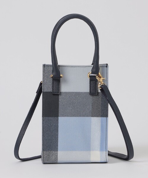 BLUE LABEL CRESTBRIDGE（ブルーレーベルクレストブリッジ）の「クレストブリッジチェックPVCスクエアポシェット（ショルダーバッグ・レディース・レッド/ベージュ系その他/オレンジ系その他/ロイヤルブルー・FREE）」の15枚目の写真