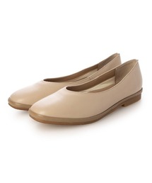 【サスティナブルシリーズ】Vカットフラットパンプス