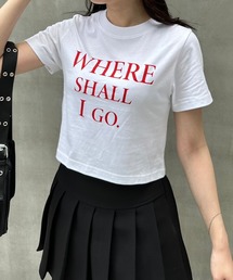 STRAY SHEEP | 【STRAY SHEEP/ストレイシープ】クロップドTシャツ/半袖Tシャツ(Tシャツ/カットソー)