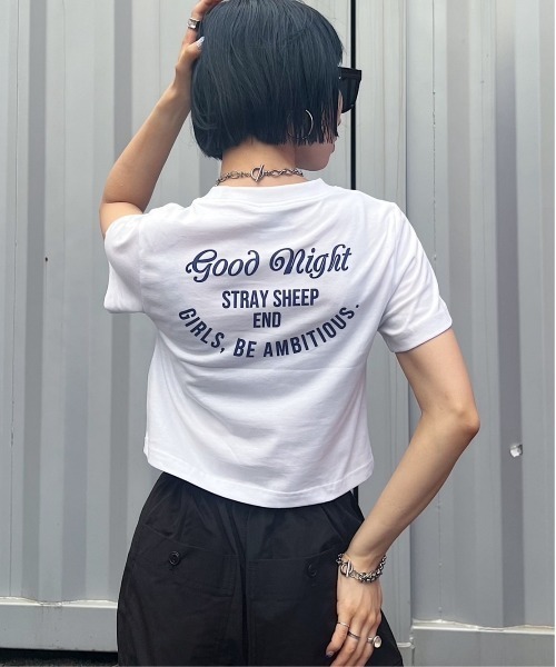 STRAY SHEEP（ストレイシープ）の「【STRAY SHEEP/ストレイシープ】クロップドTシャツ/半袖Tシャツ（Tシャツ/カットソー・レディース・ホワイト系その他2/ホワイト系その他3/ホワイト系その他4/ホワイト系その他・MEDIUM）」の14枚目の写真
