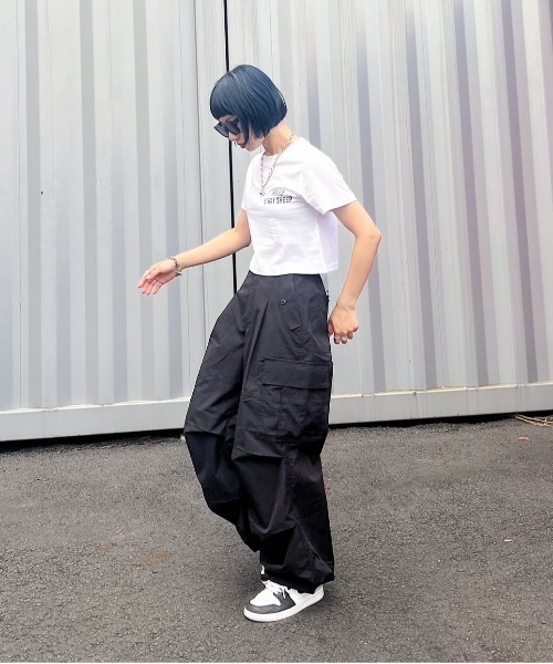 STRAY SHEEP（ストレイシープ）の「【STRAY SHEEP/ストレイシープ】クロップドTシャツ/半袖Tシャツ（Tシャツ/カットソー・レディース・ホワイト系その他2/ホワイト系その他3/ホワイト系その他4/ホワイト系その他・MEDIUM）」の15枚目の写真