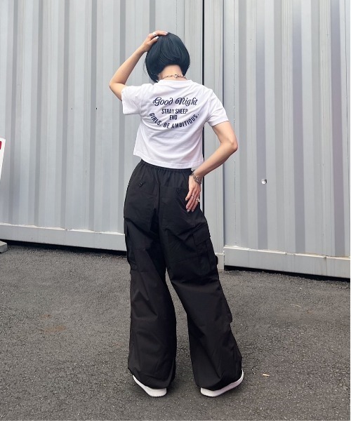 STRAY SHEEP（ストレイシープ）の「【STRAY SHEEP/ストレイシープ】クロップドTシャツ/半袖Tシャツ（Tシャツ/カットソー・レディース・ホワイト系その他2/ホワイト系その他3/ホワイト系その他4/ホワイト系その他・MEDIUM）」の16枚目の写真