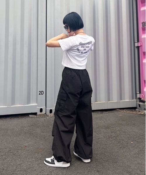 STRAY SHEEP（ストレイシープ）の「【STRAY SHEEP/ストレイシープ】クロップドTシャツ/半袖Tシャツ（Tシャツ/カットソー・レディース・ホワイト系その他2/ホワイト系その他3/ホワイト系その他4/ホワイト系その他・MEDIUM）」の17枚目の写真