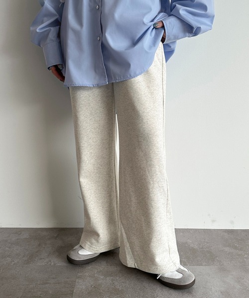 apres jour mignon(アプレジュールミニョン)の「スウェットスラックス【ZOZOTOWN限定アイテム】(スウェットパンツ・レディース・ブラック/ナチュラル/グレー・MEDIUM/X-LARGE/SMALL)」の4枚目の写真
