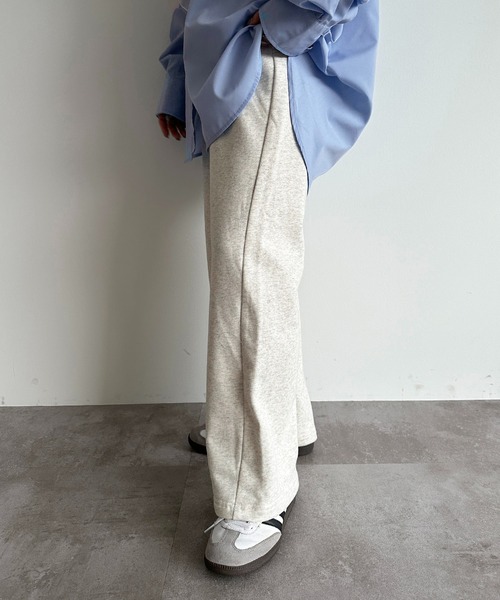 apres jour mignon(アプレジュールミニョン)の「スウェットスラックス【ZOZOTOWN限定アイテム】(スウェットパンツ・レディース・ブラック/ナチュラル/グレー・MEDIUM/X-LARGE/SMALL)」の5枚目の写真