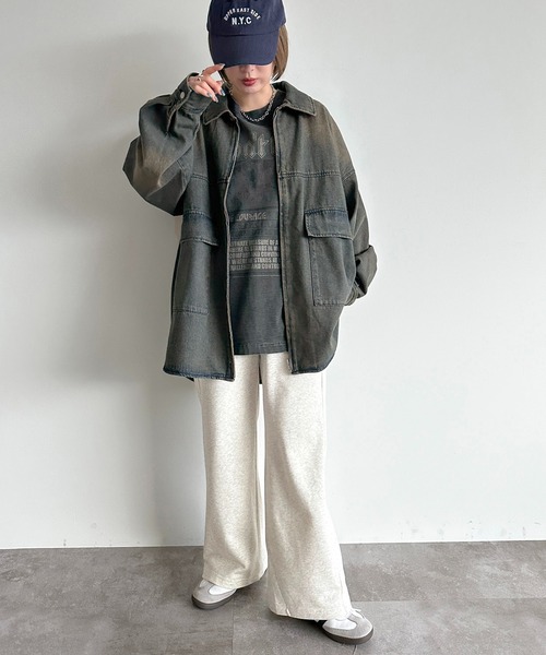 apres jour mignon(アプレジュールミニョン)の「スウェットスラックス【ZOZOTOWN限定アイテム】(スウェットパンツ・レディース・ブラック/ナチュラル/グレー・MEDIUM/X-LARGE/SMALL)」の11枚目の写真
