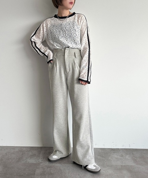 apres jour mignon(アプレジュールミニョン)の「スウェットスラックス【ZOZOTOWN限定アイテム】(スウェットパンツ・レディース・ブラック/ナチュラル/グレー・MEDIUM/X-LARGE/SMALL)」の16枚目の写真
