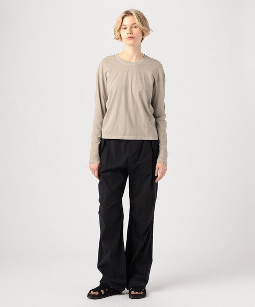 JAMES PERSE(ジェームスパース)の「ベーシック クルーネックプルオーバー WLJ3113(Tシャツ/カットソー・レディース・ライトベージュ・2/1/0)」の2枚目の写真