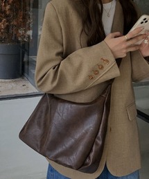 【resonance】合皮 シンプル ショルダーバッグ