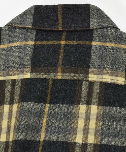 WOOLRICH（ウールリッチ）の「【ヴィンテージ古着】90's WOOLRICH/ウールリッチ チェック ウールシャツ（シャツ/ブラウス・メンズ・ブラウン・LARGE）」の9枚目の写真