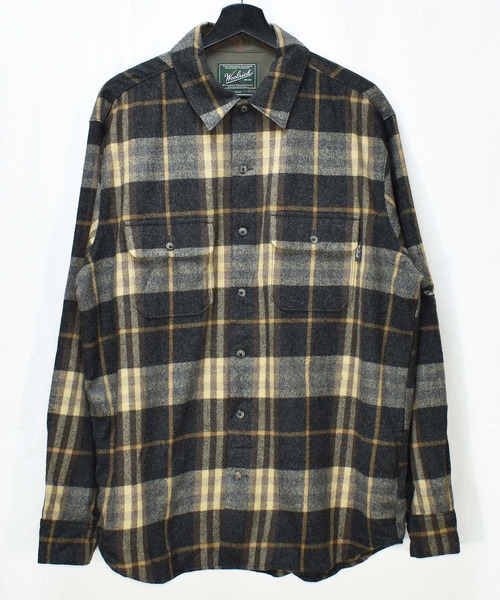 WOOLRICH（ウールリッチ）の「【ヴィンテージ古着】90's WOOLRICH/ウールリッチ チェック ウールシャツ（シャツ/ブラウス・メンズ・ブラウン・LARGE）」の13枚目の写真