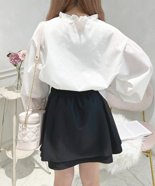 apres jour（アプレジュール）の「キラキラボタンブラウス【ZOZOTOWN限定アイテム】（シャツ/ブラウス・レディース・オフホワイト/ブラック/ラベンダー・フリー/X-LARGE）」の10枚目の写真