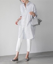 ロング丈 オーバーサイズ シャツ