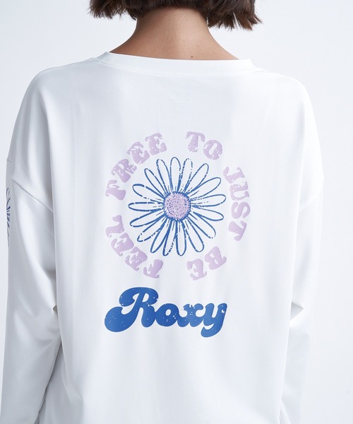 ROXY（ロキシー）の「FEEL FREE L/S RASH/ロキシー長袖ラッシュガード(水着）（ラッシュガード・レディース・オレンジ/ホワイト/グレー・SMALL/MEDIUM/LARGE）」の13枚目の写真