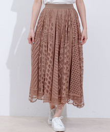 Jayro（ジャイロ）の「パネルメッシュレーススカート（スカート）」