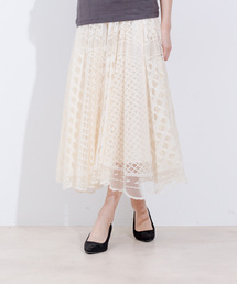 Jayro | パネルメッシュレーススカート(スカート)