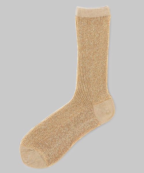 minia（ミニア）の「シアーラメリブソックス（ソックス/靴下・レディース・ブラック/パープル/シルバー/ゴールド・FREE）」の11枚目の写真