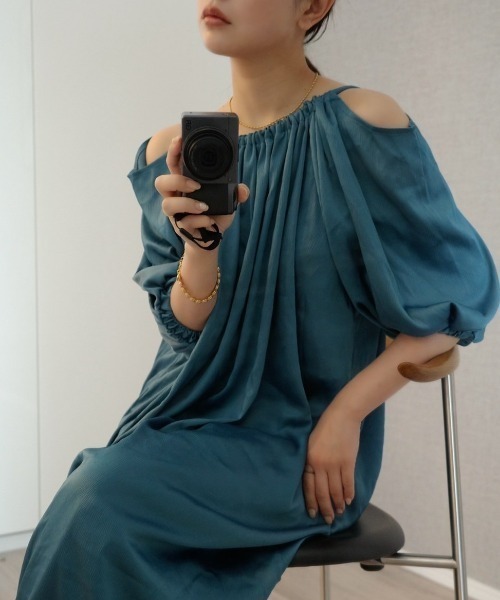 【wonem ウォンエム】 サテンワンピース フラワーMIXサテンドットワンピース[LA36-26R602]｜URBAN