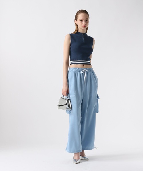 FOREVER 21(フォーエバー トゥエンティーワン)の「【2024SS】トラックニットベスト(ベスト・レディース・オフホワイト/ブラック/ネイビー・SMALL/MEDIUM)」の11枚目の写真