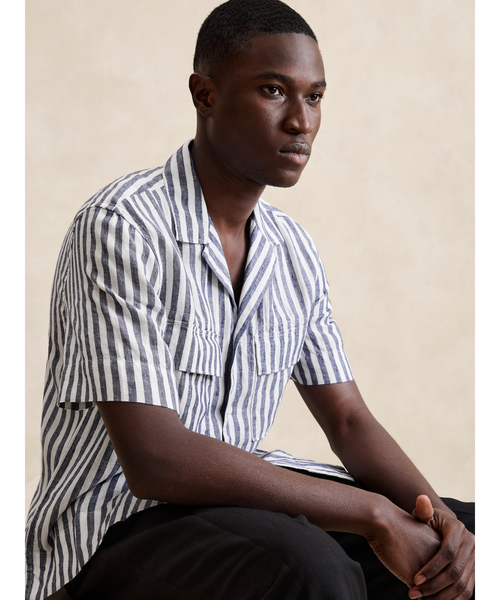 Banana Republic（バナナリパブリック）の「リネン リゾートシャツ