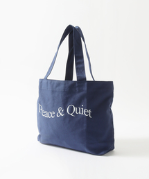 【PEACE&QUIET / ピース & クワイエット】WORDMARK TOTE BAG