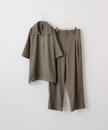 FUNALIVE（ファンアライブ）の「ｾｯﾄｱｯﾌﾟ 上下2点ｾｯﾄ ﾎﾟﾘｴｽﾃﾙ ｽﾃｯﾁﾌﾟﾙｵｰﾊﾞｰｼｬﾂ＆ﾜｲﾄﾞﾊﾟﾝﾂ（セットアップ）」