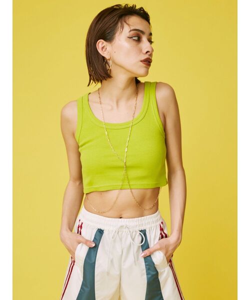 MOSSA タンクトップ XS レディース MOUSSY | THIN BORDER タンク (タンクトップ ) |SHEL'TTER WEBSTORE
