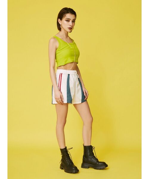 EVRIS（エヴリス）の「ボディチェーンタンクトップ（タンクトップ・レディース・ブラック/ホワイト/グリーン・FREE）」の17枚目の写真