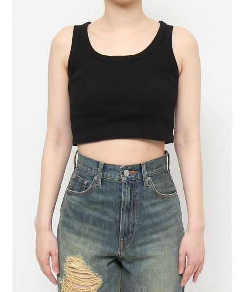 EVRIS（エヴリス）の「ボディチェーンタンクトップ（タンクトップ・レディース・ブラック/ホワイト/グリーン・FREE）」の10枚目の写真