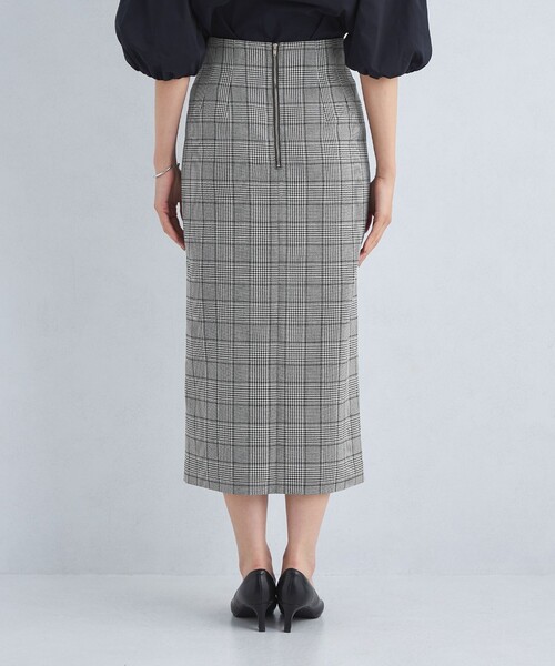 green label relaxing（グリーンレーベルリラクシング）の「［size SHORT/TALLあり］キチントボトムス Iライン チェック スカート（スカート・レディース・その他1・40/38/36/SHORT/TALL）」の11枚目の写真