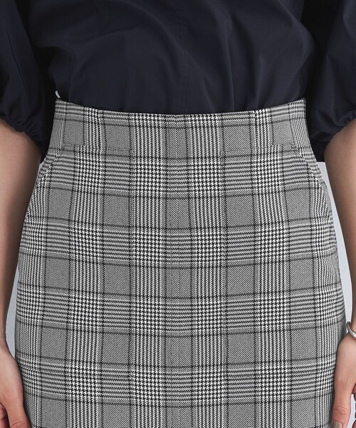 green label relaxing（グリーンレーベルリラクシング）の「［size SHORT/TALLあり］キチントボトムス Iライン チェック スカート（スカート・レディース・その他1・40/38/36/SHORT/TALL）」の14枚目の写真