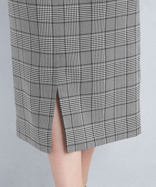 green label relaxing（グリーンレーベルリラクシング）の「［size SHORT/TALLあり］キチントボトムス Iライン チェック スカート（スカート・レディース・その他1・40/38/36/SHORT/TALL）」の15枚目の写真