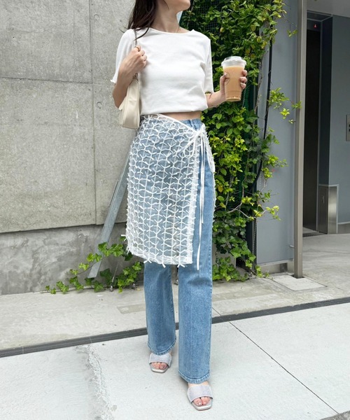 one after another NICE CLAUP（ワンアフターアナザーナイスクラップ）の「ラインストーンサンダル（サンダル・レディース・ブラック/シルバー/ピンク・L/M/S）」の18枚目の写真