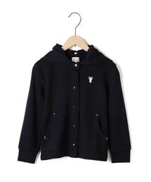 coen | 【coen kids】裏毛フーデットカーディガン（100～150cm)(パーカー)