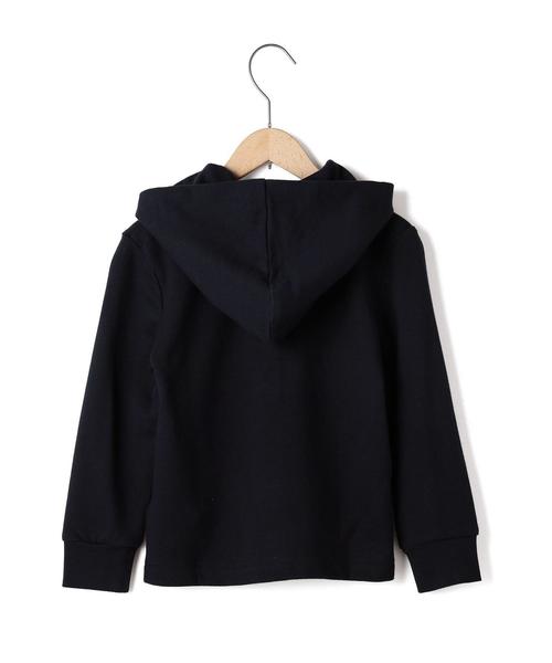 coen（コーエン）の「【coen kids】裏毛フーデットカーディガン（100～150cm)（パーカー・キッズ・ダークグレー/ネイビー・100/110/120/130/150/140）」の7枚目の写真