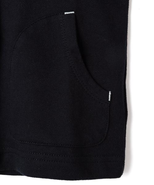 coen（コーエン）の「【coen kids】裏毛フーデットカーディガン（100～150cm)（パーカー・キッズ・ダークグレー/ネイビー・100/110/120/130/150/140）」の4枚目の写真