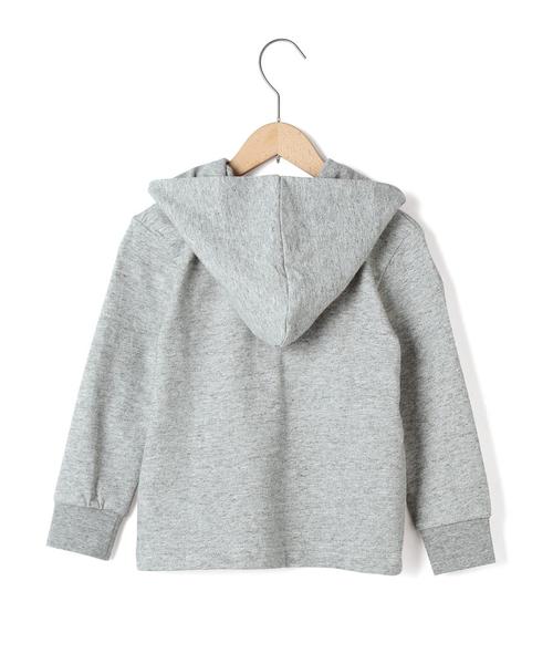 coen（コーエン）の「【coen kids】裏毛フーデットカーディガン（100～150cm)（パーカー・キッズ・ダークグレー/ネイビー・100/110/120/130/150/140）」の5枚目の写真