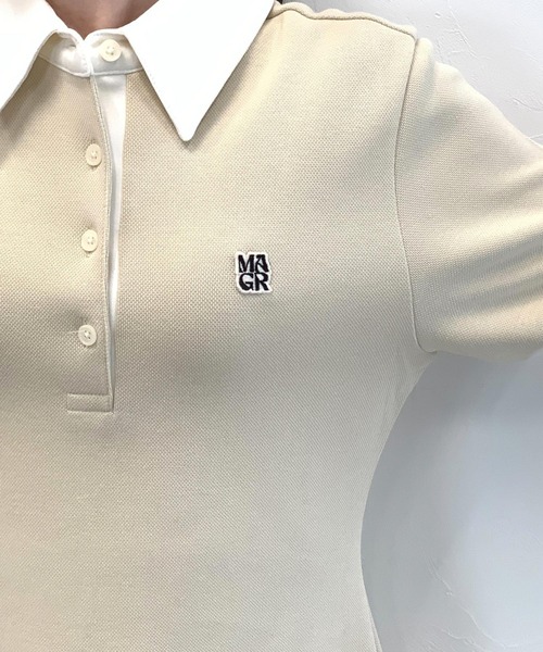 MAGPIEROBIN(マグパイロビン)の「MAGPIE ROBIN/SUN COLLAR ワンピース(ワンピース・レディース・ネイビー/ベージュ・FREE)」の18枚目の写真