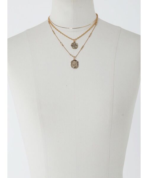 EVRIS（エヴリス）の「COIN MOTIF3連ネックレス（ネックレス・レディース・ゴールド/シルバー・FREE）」の6枚目の写真