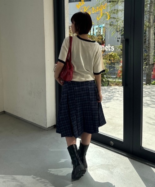 セール】《低身長サイズあり》アソート柄サマーニットトップス