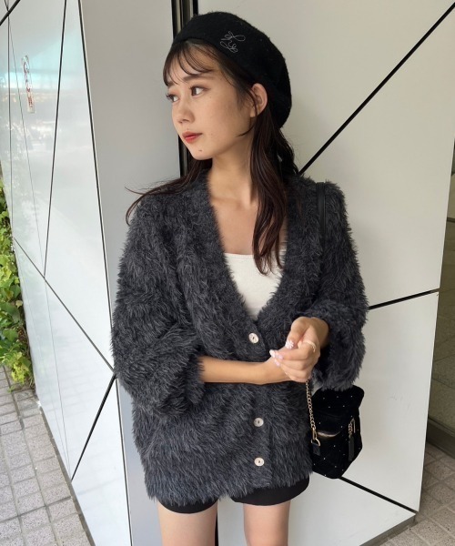 確認用 ふわもこロングカーデ