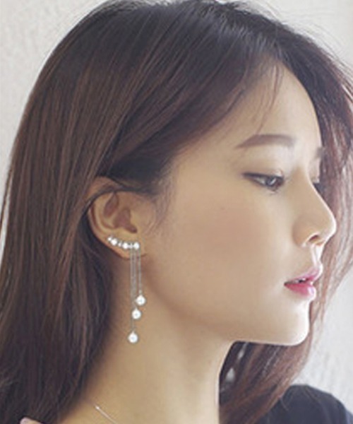 ピアス　レディース　ユニセックス　ロング　ネットレッド mcgd1ad バリエーションチェーンロングピアス(ピアス)｜アクセサリー