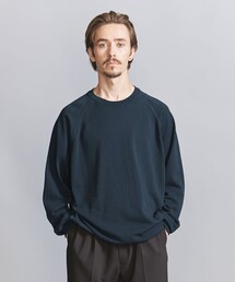 デオドラント プレーティング ラグラン クルーネック ニット -抗菌 