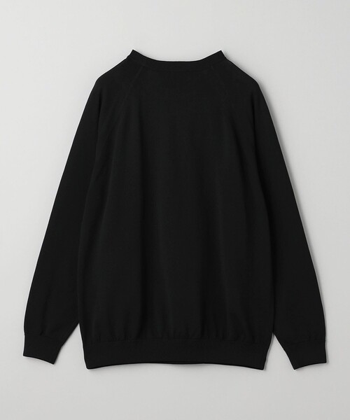 BEAUTY&YOUTH UNITED ARROWS（ビューティーアンドユースユナイテッドアローズ）の「デオドラント プレーティング ラグラン クルーネック ニット   -抗菌・防臭 ウォッシャブル-（ニット/セーター・メンズ・ピンク/ブラック/ライトグレー/コバルトブルー・S/M/L/XL）」の17枚目の写真
