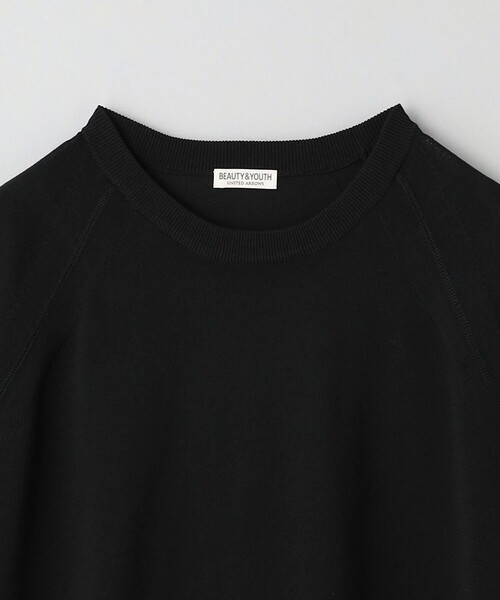 BEAUTY&YOUTH UNITED ARROWS（ビューティーアンドユースユナイテッドアローズ）の「デオドラント プレーティング ラグラン クルーネック ニット   -抗菌・防臭 ウォッシャブル-（ニット/セーター・メンズ・ピンク/ブラック/ライトグレー/コバルトブルー・S/M/L/XL）」の18枚目の写真